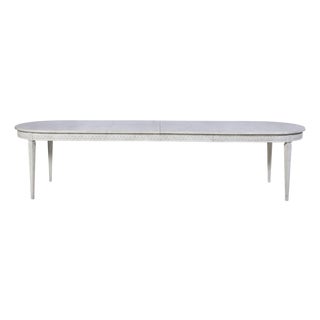 Tara Shaw for Century Furniture Lutetia Swedish Dining Table-Rubbedwhite For Sale