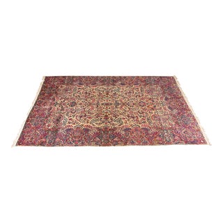 Persian Kirman Semi-Antique Hand-Knotted Palace Size Wool Rug, Circa 1930s For Sale