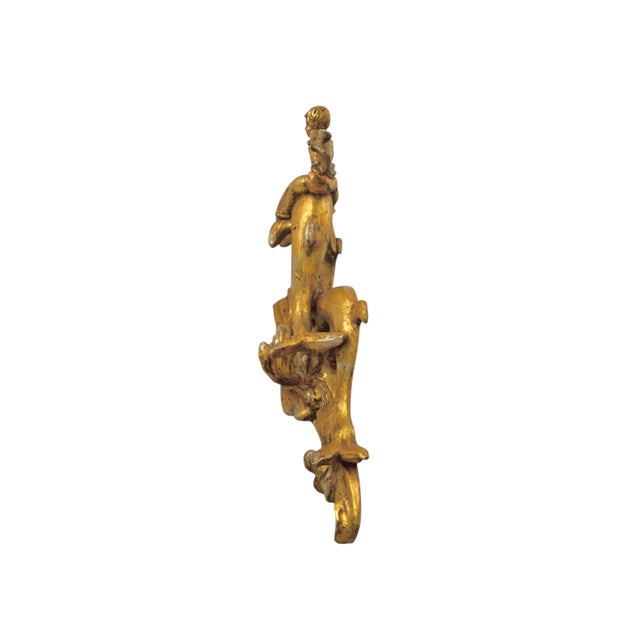 Mid-Century Modern Cherub Riding Dolphin Sculpture, Paul Manship Style, Gold, 46"w For Sale In Tulsa - Image 6 of 8