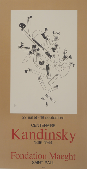 Centenaire 1966 Poster after Vassily Kandinsky