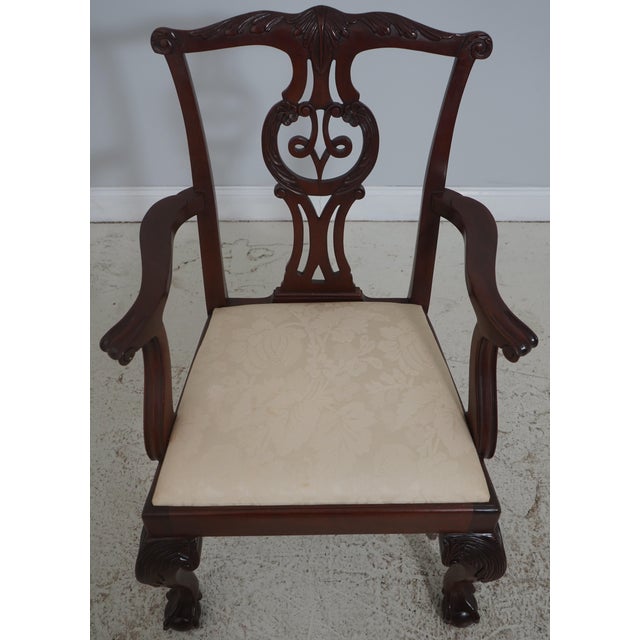Age: Approx: 25 Years Old Details: Mahogany Ball & Claw Feet Nice Carved Details Quality Construction 18 C. Design...