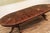 Traditional 60" - 120" Round-to-Oval Expanding Mahogany Dining Table, 3 Leaves, Seats 6-12 People For Sale - Image 3 of 12