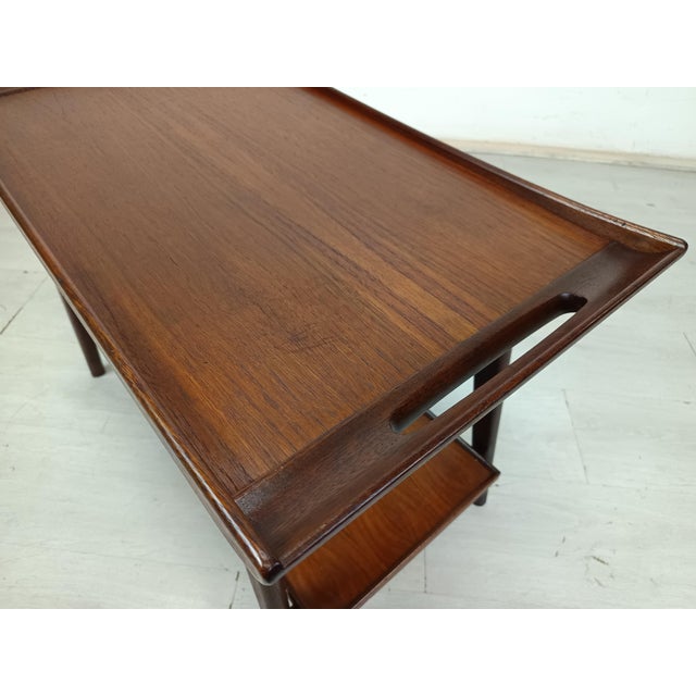 Scandinavian Teak Side Table, 1960s For Sale - Image 11 of 16