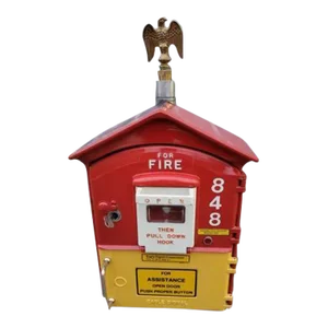 Vintage Eagle Signal Fully Restored Double Door Fire and Police Emergency Pull