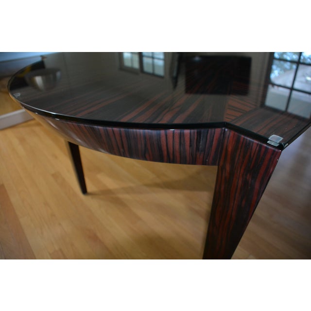 Dakota Jackson Custom Heraldic Dining Table | Chairish