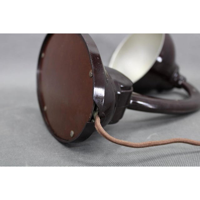 Bauhaus Bakelite Model 11126 Table Lamp attributed to Electrosvit, 1930s For Sale - Image 13 of 15