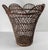 Wood 20th Century American Primitive Rustic Willow Woven Decorative Basket For Sale - Image 7 of 14