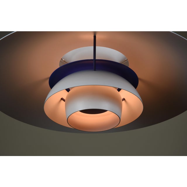 Early PH 5 Pendant Lamp with Spring Frame by Poul Henningsen for Louis Poulsen, Denmark, 1960s For Sale - Image 11 of 12