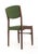 Single chair,probably Dutch design, very nice chair in teak with new upholstery in color green. Nice specimen to use for...