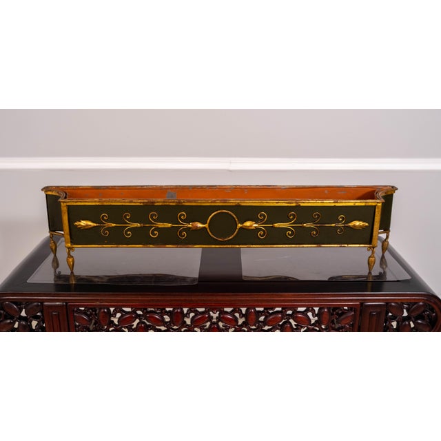 Age: Approx: 40 Years Old Details: High Quality Construction French Style Solid Brass Hardware Iron Frame w. Toleware...