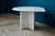 Beige Vintage Italian Brutalist Coffee Table in White Marble, 1970 For Sale - Image 8 of 13