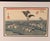 A Hiroshige woodblock print, view of Chiryu with horses, probably vintage.
