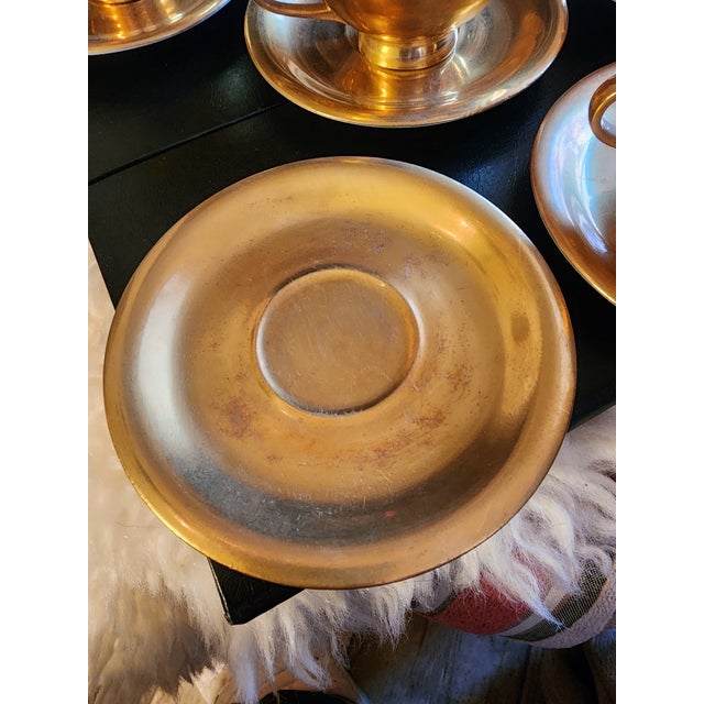 1920s Gold Bavarian Porcelain Demitasse Set For Sale - Image 5 of 8