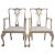 Chippendale Whitewash Armchairs - a Pair For Sale