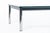 Silver Bauhaus Lc10-P Low Glass Coffee Table by Le Corbusier for Cassina For Sale - Image 8 of 10