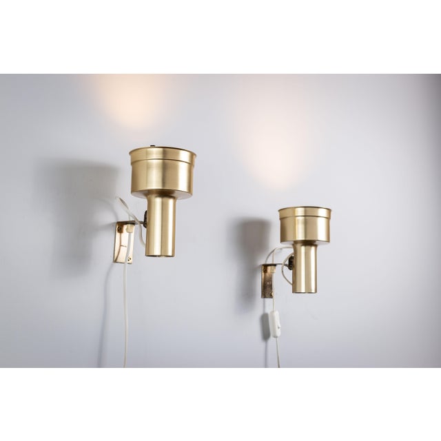 Mid-Century Modern Adjustable Wall Lamps by Per Sundstedt for Kosta Lampan, Set of 2 For Sale - Image 3 of 17