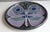 Swedish Wall Plate with a Blue Butterfly Motif by T. Hellström for Nittsjö Keramik, 1970s For Sale - Image 3 of 6