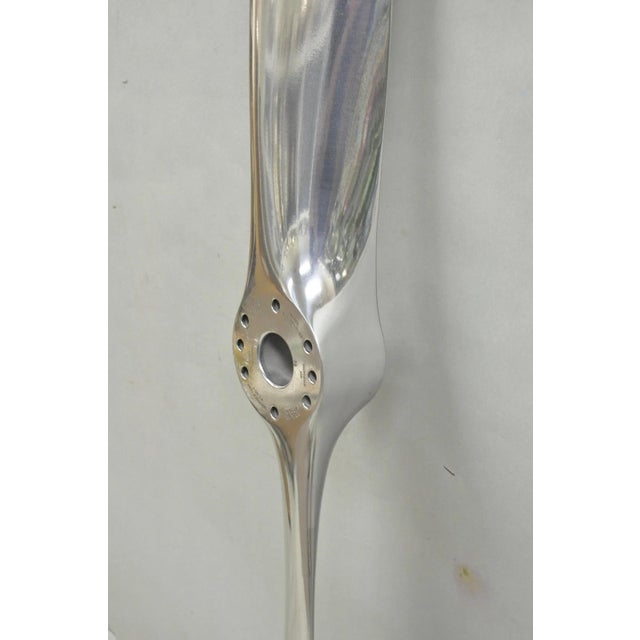 Sensenich Fixed Pitch Polished Aluminum 76" Propeller Blade "Not Airworthy" (A) For Sale - Image 9 of 18