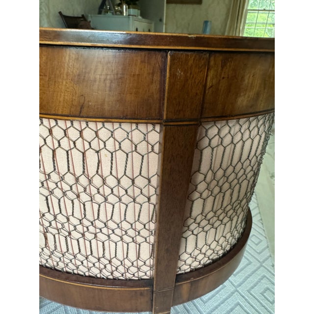 Sheraton Period Mahogany Workbox With Satinwood Circa 1790 For Sale - Image 9 of 11