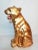 Vintage Gold Leaf & Ceramic Tiger For Sale - Image 4 of 11