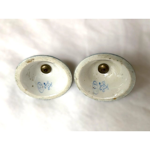 French Sèvres Porcelain Urns, Pair For Sale - Image 11 of 12