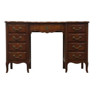 John Widdicomb of Grand Rapids, MI Solid Cherry Traditional Country French 49" Vanity Table 2089 For Sale