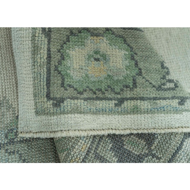 Turkish Oushak Rug 3' x 6'9" #19155 For Sale In Houston - Image 6 of 8