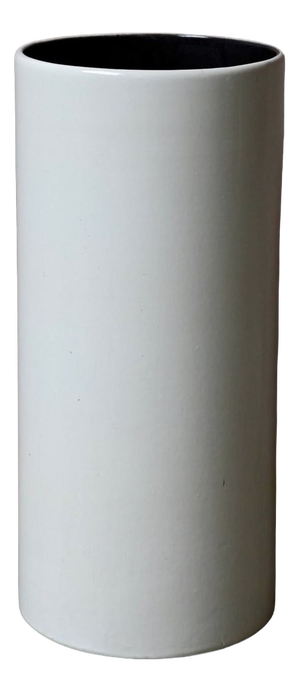 Roll-Top Vase in Glazed Ceramic, West Germany, 1970s