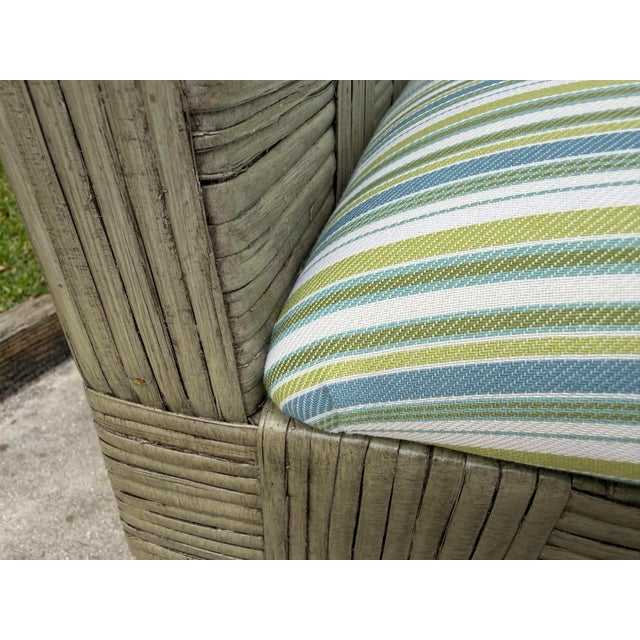Wood Braxton Culler Chart House Dining Chairs With Woven Rattan Backs, Set of 4 For Sale - Image 7 of 17