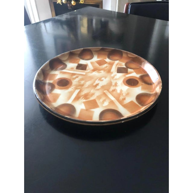 Art Deco Plate from Ditmar Urbach, in Very Good conditions. Designed 1920 to 1949 This piece has an attribution mark, I am...