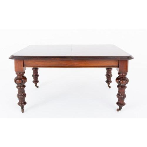 Victorian Extending Dining Table in Mahogany, 1860s For Sale - Image 4 of 7