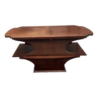 Vintage Bar Table with Automatic Opening, 1960s For Sale