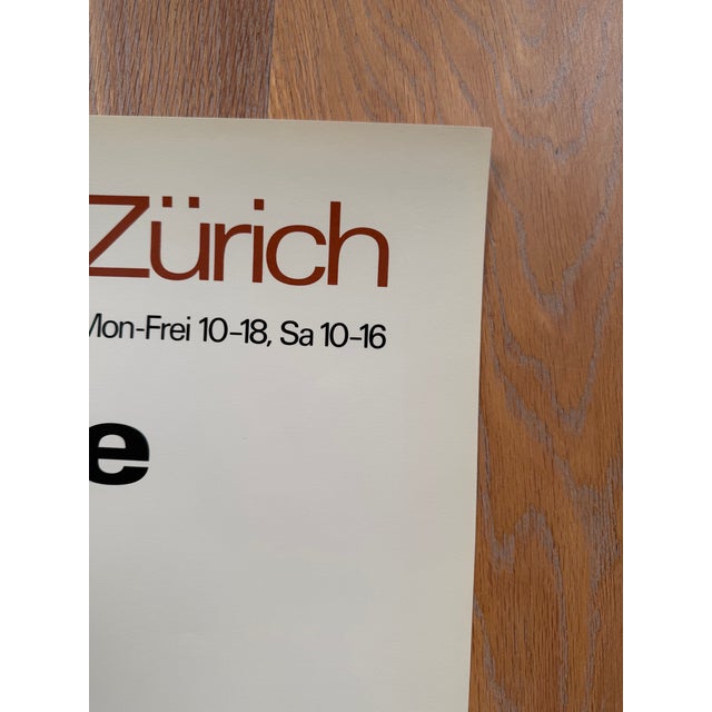 Victor Pasmore (1908-1998), Marlborough Zürich, 1973, Vintage Exhibition Poster, Printed in Switzerland For Sale - Image 4 of 9