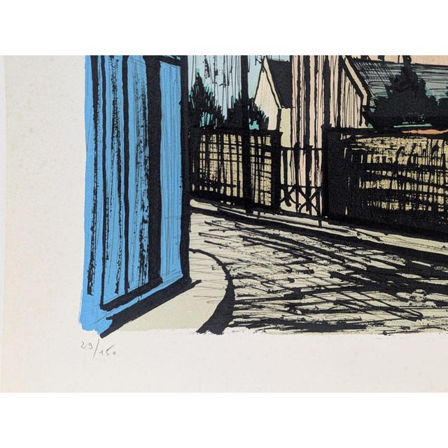 Bernard Buffet, Alfortville Church, 1984, Lithograph For Sale - Image 4 of 6