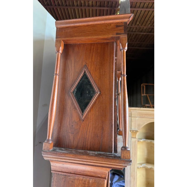 American Fine and Rare 18th Century Shenandoah Valley Clock Likely by Davis & Frye For Sale - Image 3 of 5