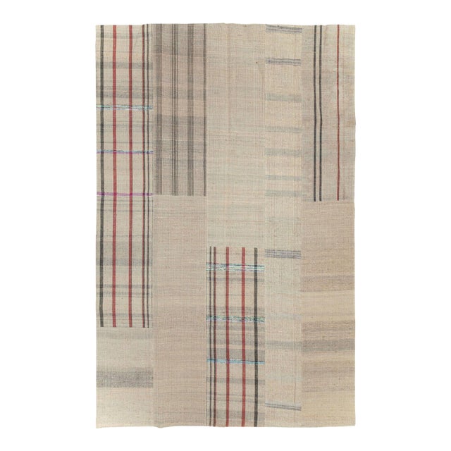 Galerie Shabab Collection Vintage Turkish Flatweave Kilim Room Size Carpet For Sale