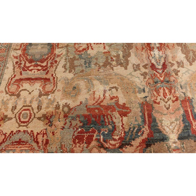 Textile Early 20th Century Persian Senneh Rug For Sale - Image 7 of 8