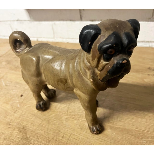 Late 19th Century Victorian Terracotta Model of Standing Pug Dog For Sale In New York - Image 6 of 8
