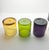 6 Colorful Blown Old Fashioned Tumbler Drinking Glasses For Sale In Dallas - Image 6 of 6