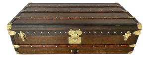 Vintage Louis Vuitton Cabin Steamer Trunk, Leather & Wood, France