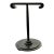 Early 20th Century Handmade Black Painted Wood Jewelry & Accessories Display Stand in the Style of Dorothy Draper, 16" For Sale