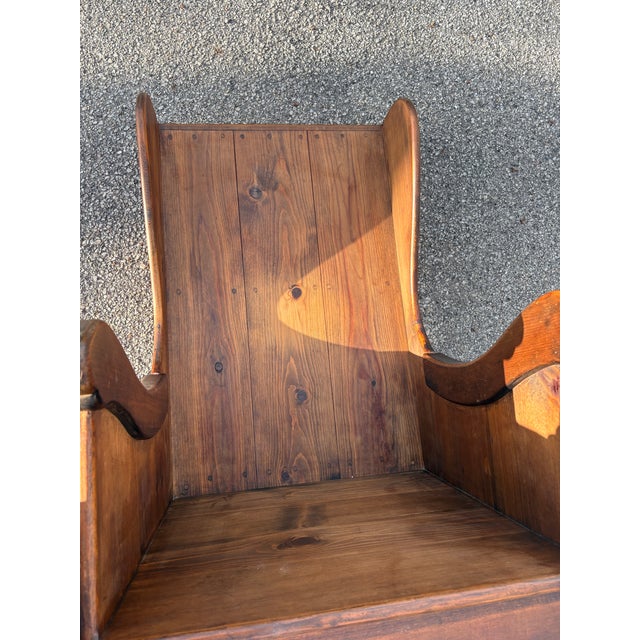 Late 20th Century Vintage Habersham Plantation Style Lambing Chair For Sale - Image 6 of 9