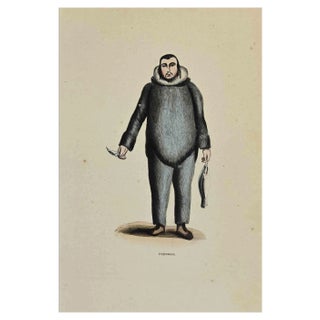 Auguste Wahlen, Esquimaux, Lithograph, 1844 For Sale