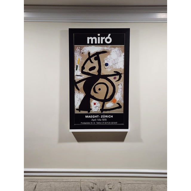 1970s 1979 Joan Miró Galerie Maeght Limited Edition Offset Lithograph For Sale - Image 5 of 5
