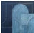 Contemporary Contemporary Geometric, Abstract Oil and Cold Wax Painting Monochromatic Blue/Grey by Stephen Cimini For Sale - Image 3 of 7