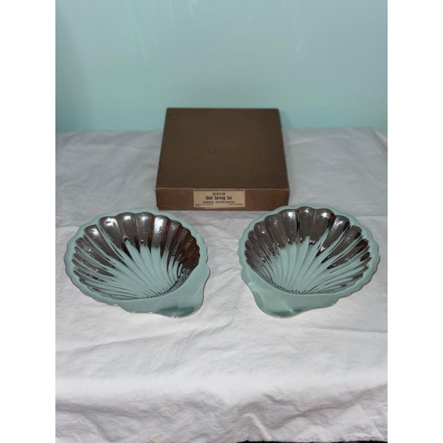 1960s Oneida Silver Plate Seashell Serving Tray For Sale In Washington DC - Image 6 of 7