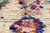 Late 20th Century Vintage Azilal Boucherouite Moroccan Rug, 04'10 X 06'10 For Sale - Image 5 of 10