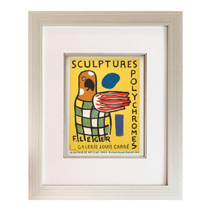 Leger Lithograph 33 Sculptures Polychromes 1959 Framed