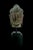 South East Asian Buddha Head Mounted on Square Black Pedestal For Sale In Tampa - Image 6 of 11