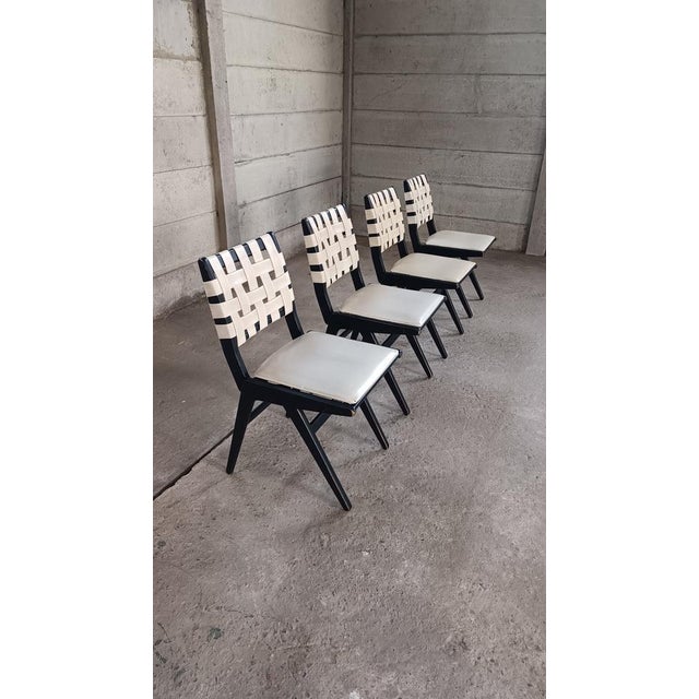 Vintage Dining Chairs by Dirk Van Sliedregt, 1952, Set of 4 For Sale - Image 16 of 16